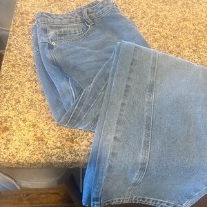 Commense Straight-Leg Light Blue Denim Jeans